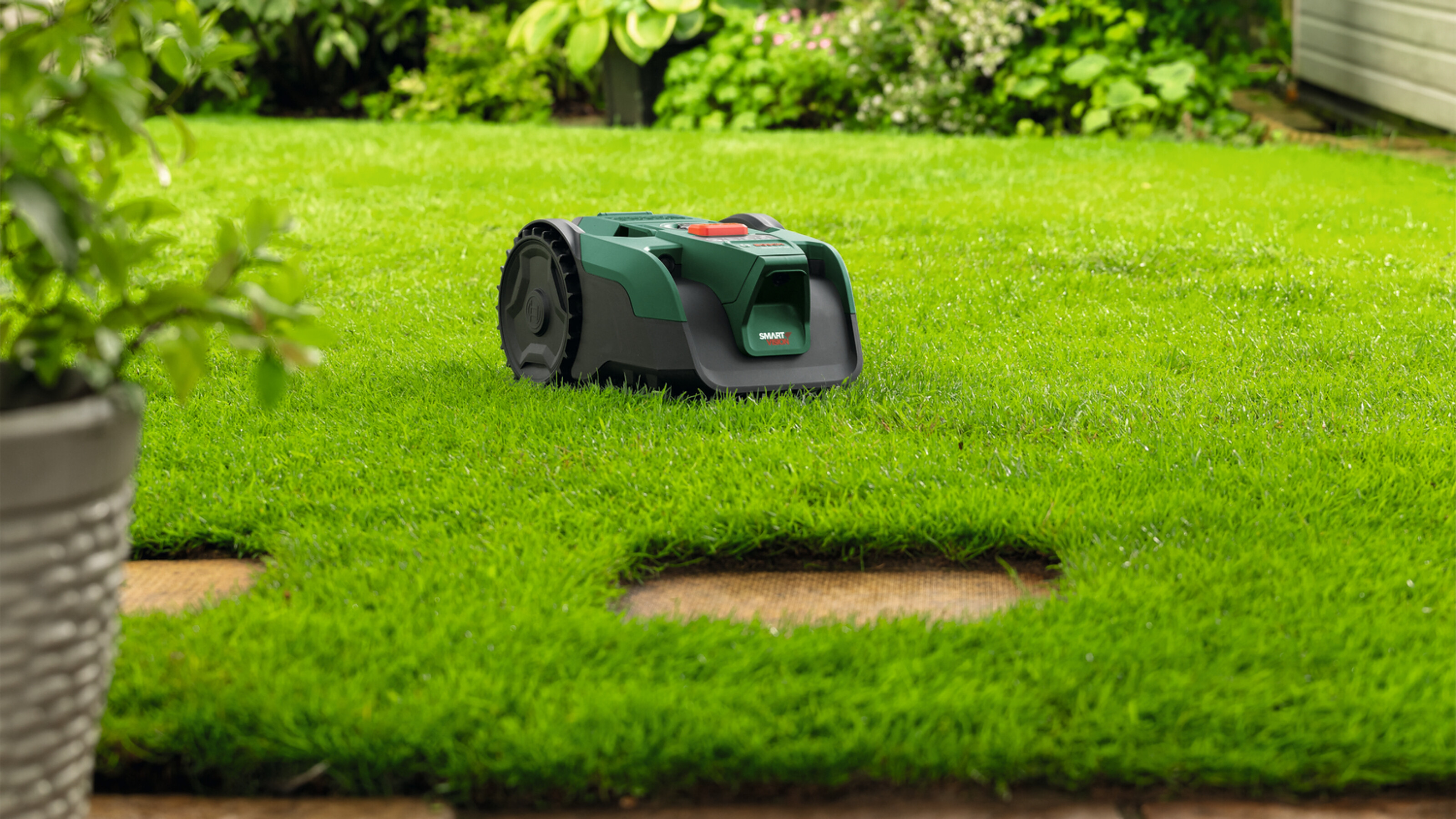 Bosch Robotfűníró telepítés