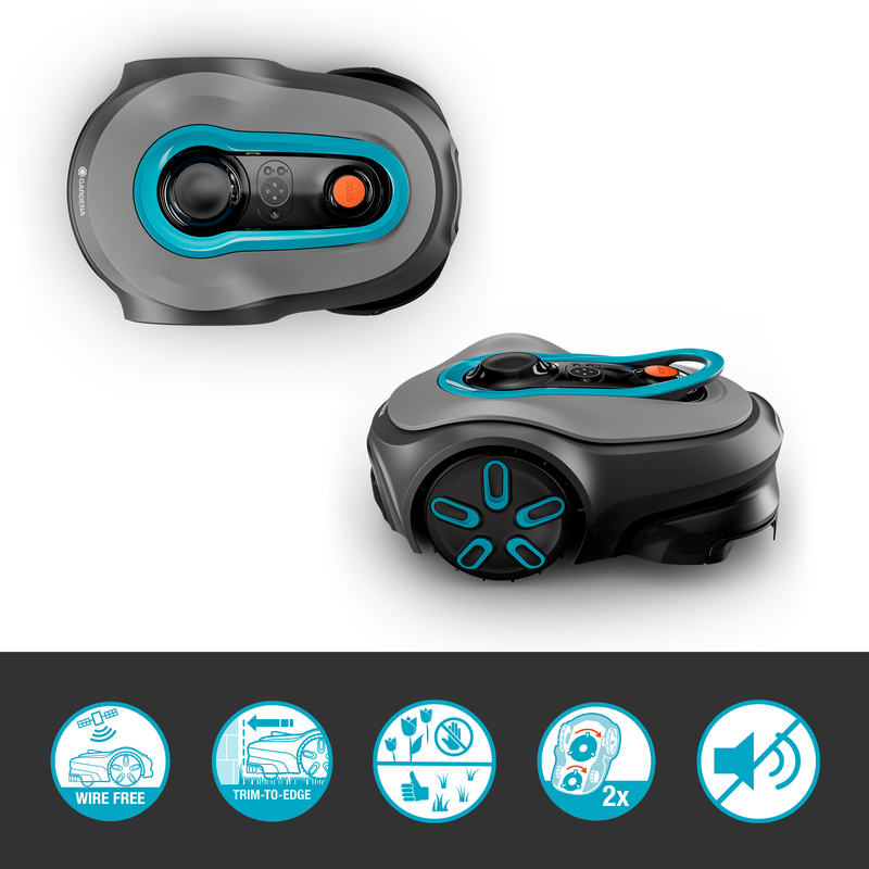 Gardena smart SILENO Free 1200 Robotfűnyíró  A GARDENA smart SILENO Free 1200 a legnagyobb vezeték nélküli SILENO modell