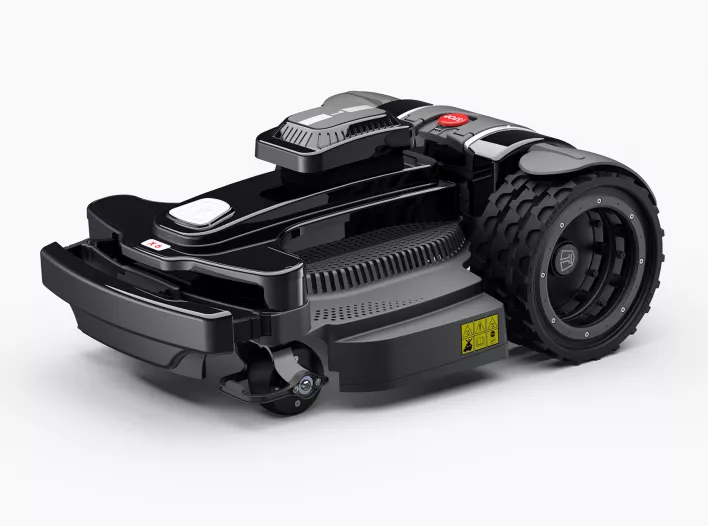 Techline robotfűnyírók - Techline NEXTTECH LX6 Robotfűnyíró Erőteljes, csuklós felépítés nagy és nehezen kezelhető területekhez A NEXTTECH L X6 36 cm-es peng&eacute;vel, nagyon erős akkumul&aacute;torral 